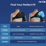 REVIX tallas standard y XL para diferentes cuerpos.