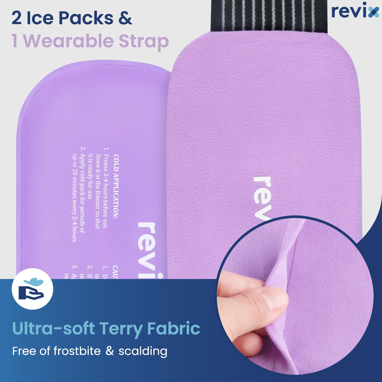 REVIX: tamaño 10x5 ideal para espalda, hombros y rodillas