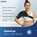 REVIX unidad gel liquido removible para enfriamiento prolongado y centrado.