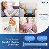 REVIX uso movil para rodilla y hombro con alivio practico.