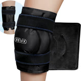 REVIX XL bolsa de hielo para rodilla con cobertura total para mayor comodidad.