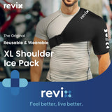 REVIX XL hombro: licra suave para ajuste seguro durante el uso.