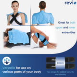 REVIX XXL gel de baja congelación mantiene flexibilidad para contacto continuo.