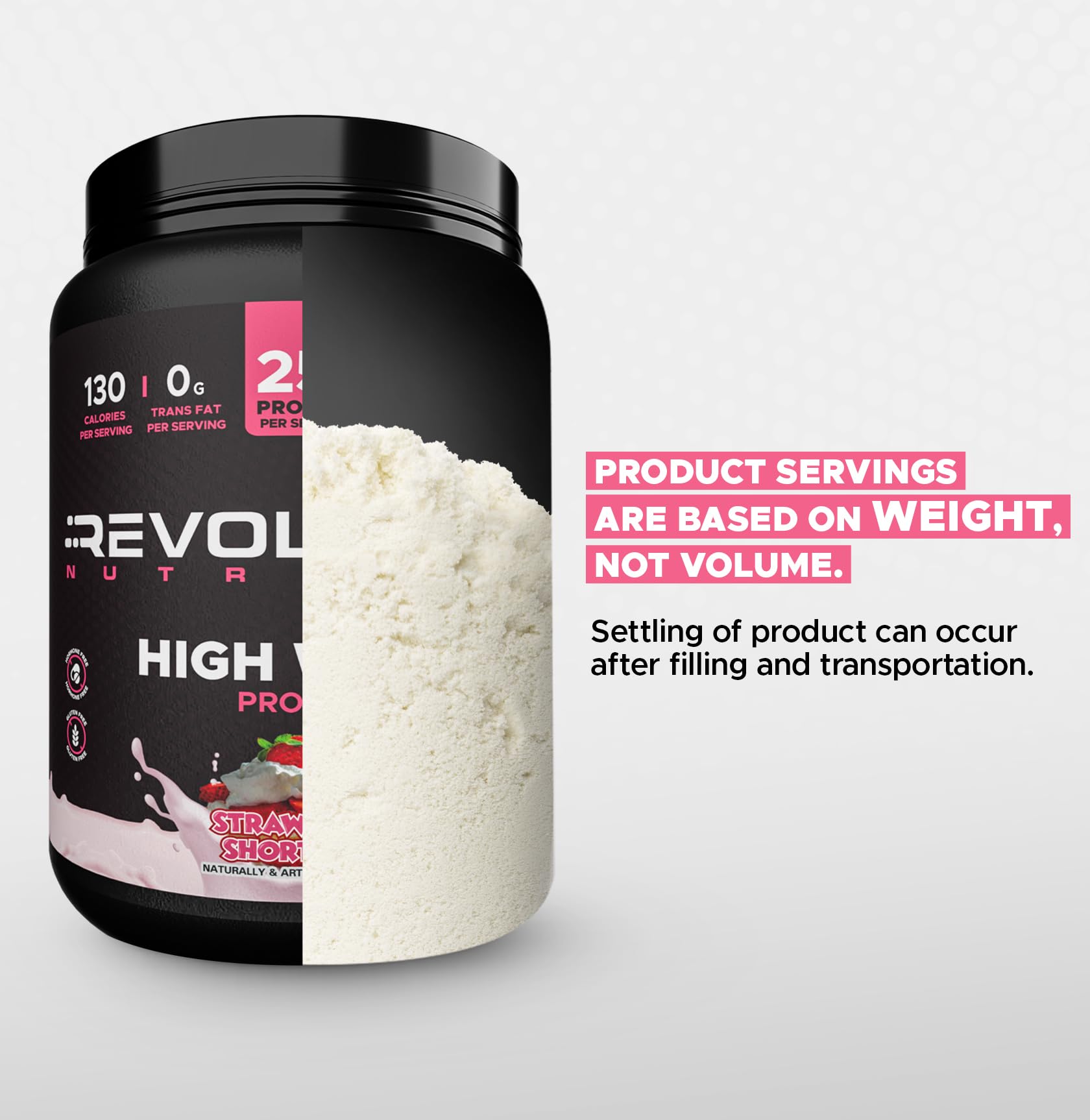 Revolution Nutrition High Whey: sin colores artificiales para opción más limpia