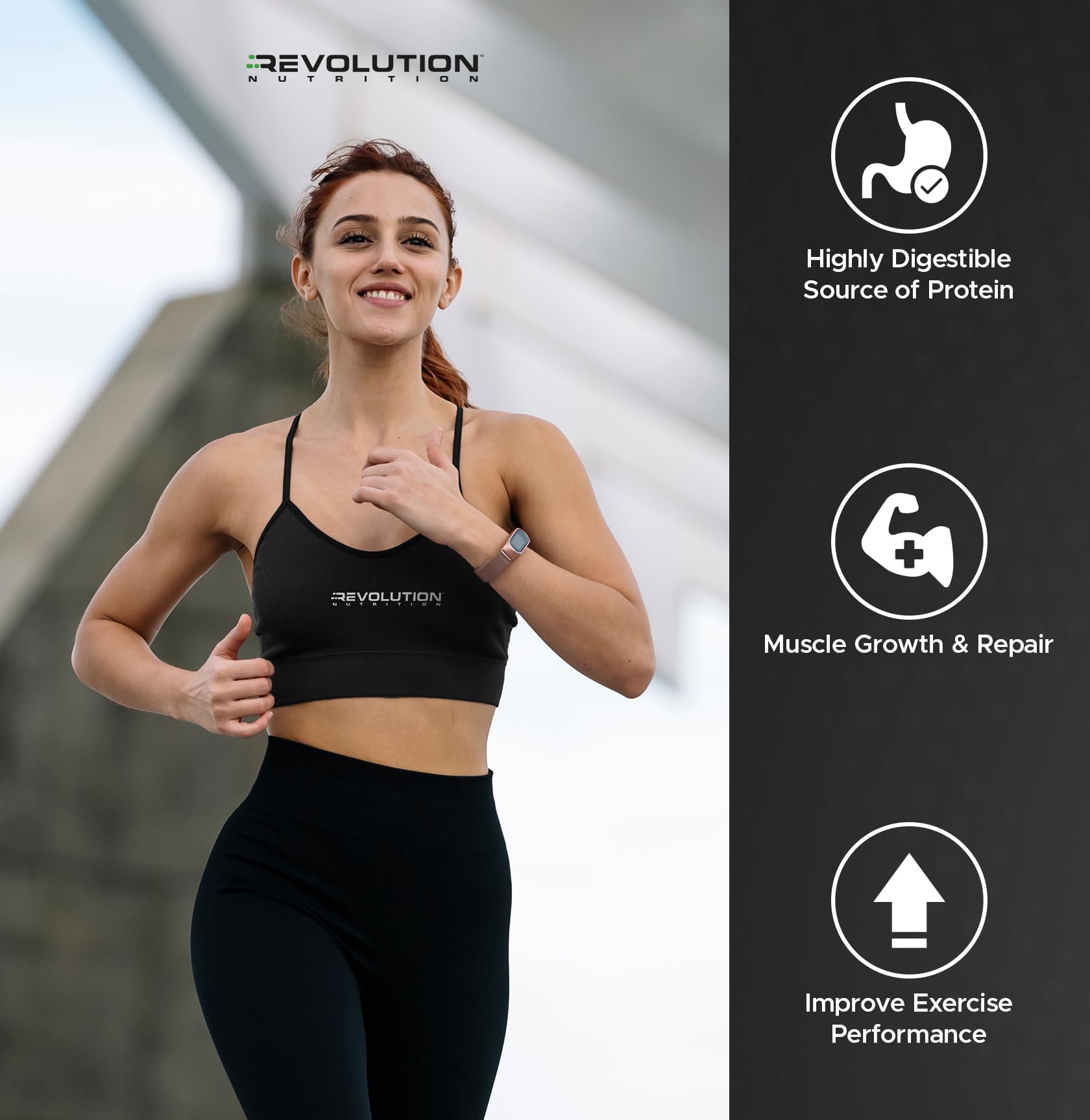 Etiqueta nutricional de Revolution High Whey para saber contenido.