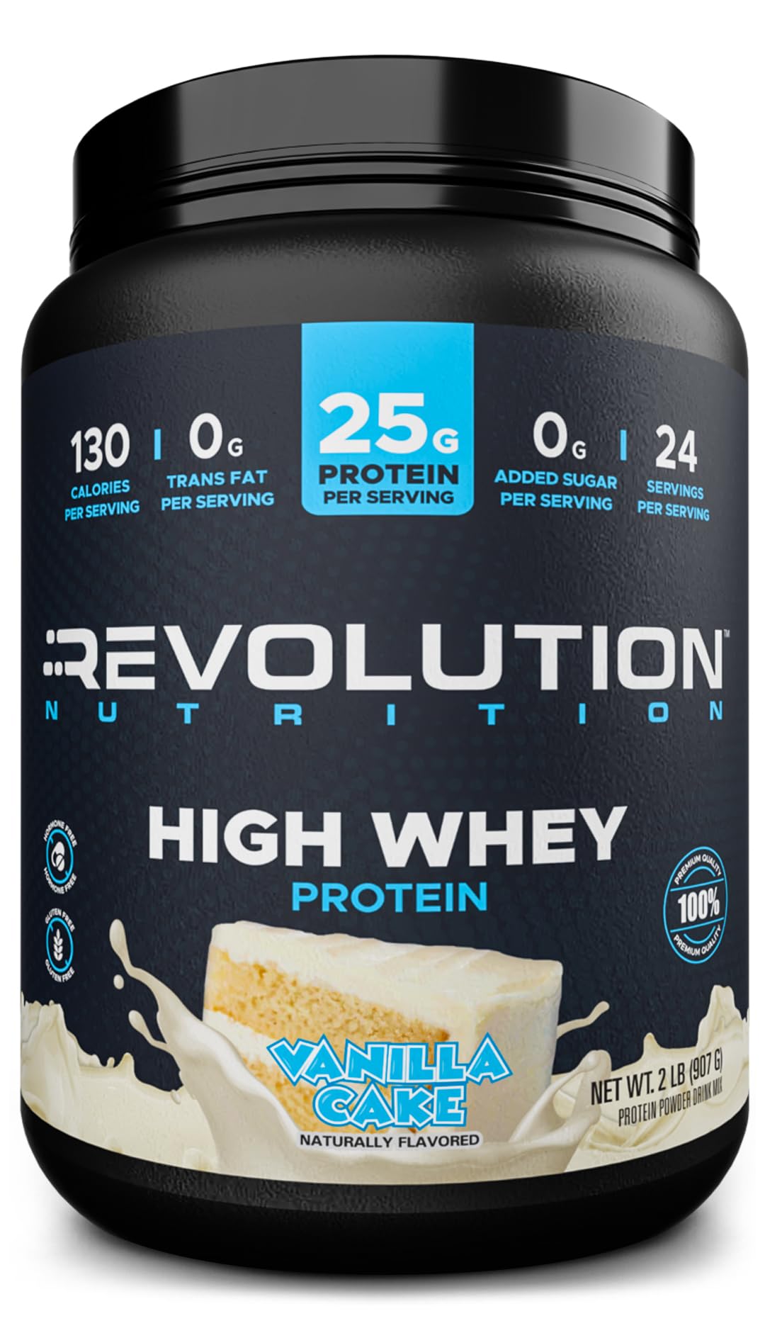 Revolution Nutrition High Whey, vaso proteico, recarga rápida tras el entrenamiento