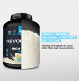 Envase de 2,7 kg de Revolution Nutrition con 73 porciones
