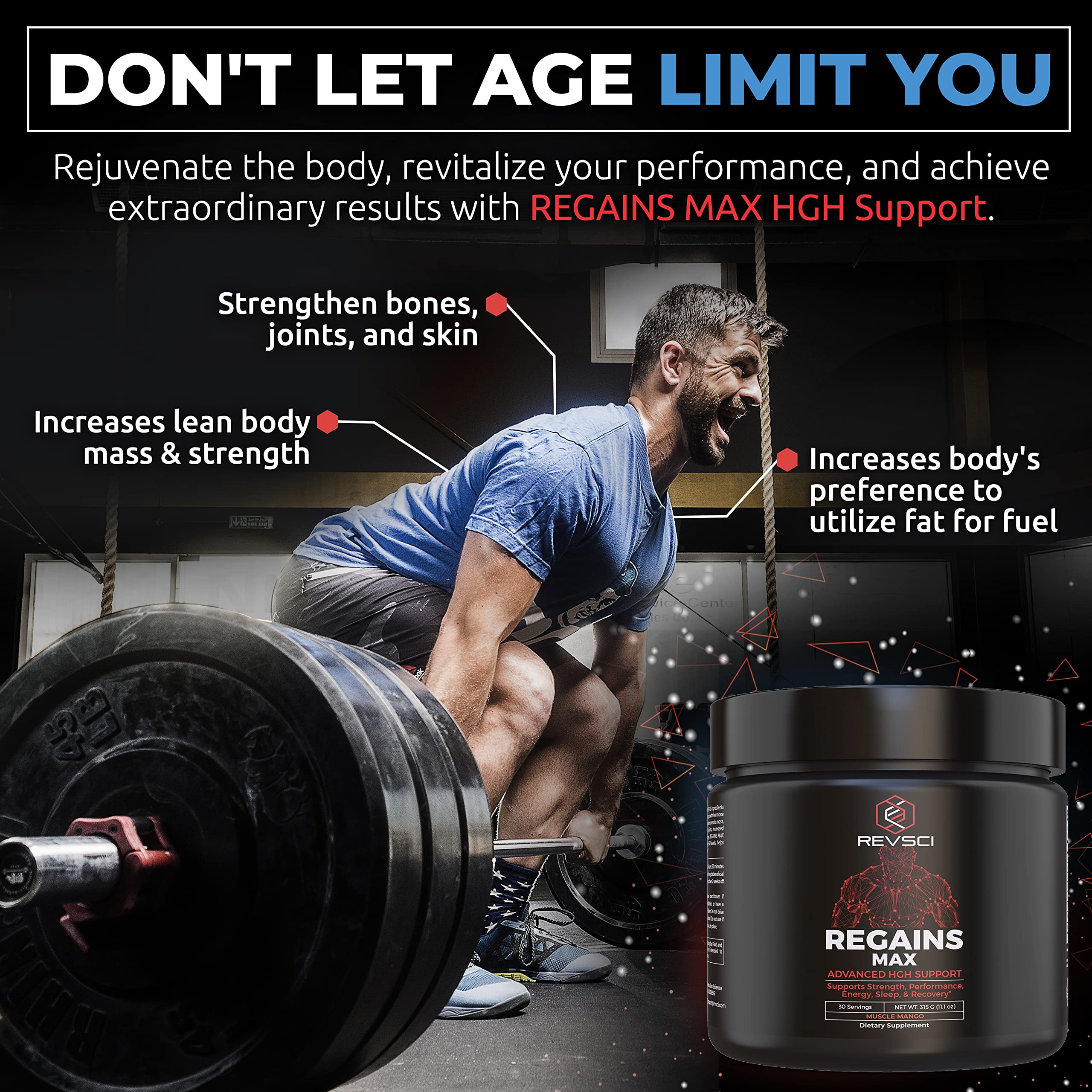 Recuperación post-entrenamiento Regains MAX reduce tiempos de reparación