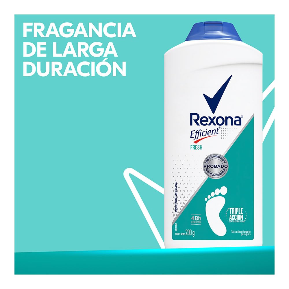 Óxido de zinc en Rexona ayuda a controlar la humedad y el olor