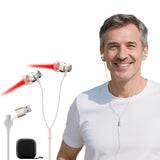 RFVDC-terapia-luz-roja-650nm en oídos para comodidad auditiva
