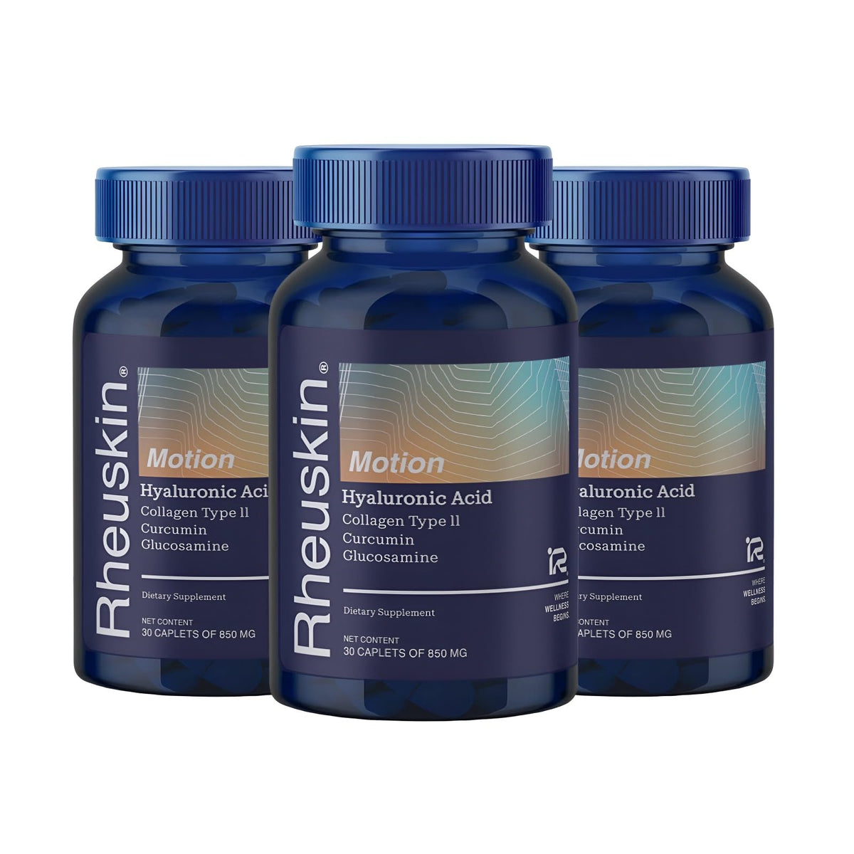 Rheuskin Motion – botella-capcapsulas para movilidad diaria.