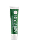 Rhinase gel nasal en botella, hidratación suave para uso diario.