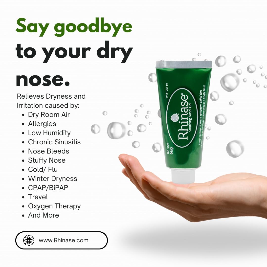 Rhinase Gel Nasal XL aplicador dosificador facilita la limpieza nasal sin dolor.