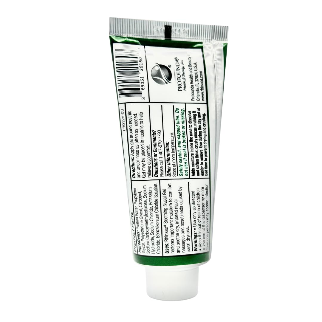 Rhinase Gel Nasal XL textura gel suave ofrece alivio rápido y cómodo.