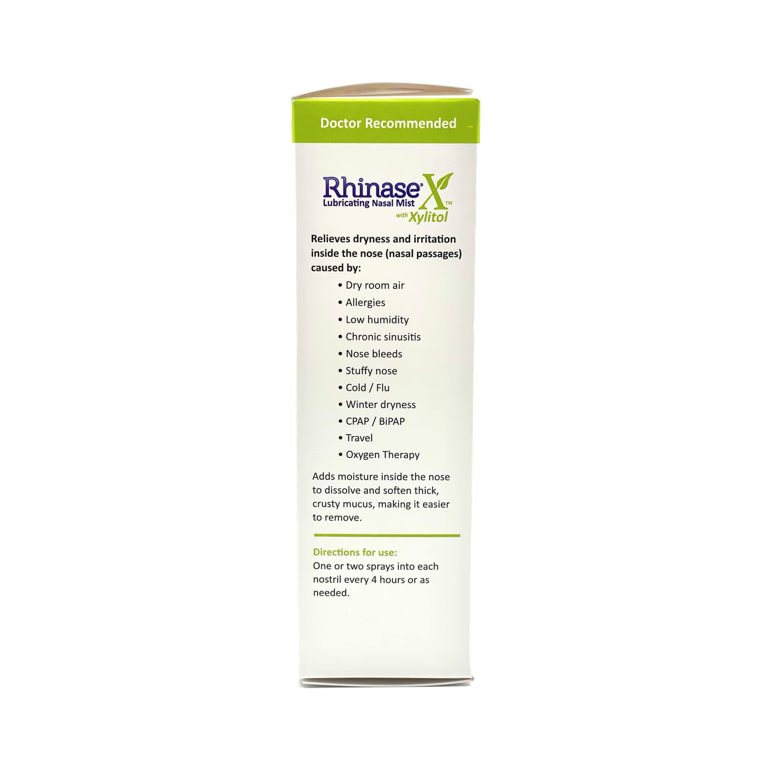 Rhinase X aerosol nasal: fórmula con xilitol natural
