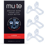 Dilatador nasal Mute de Rhinomed para uso nocturno y reducción del ronquido.