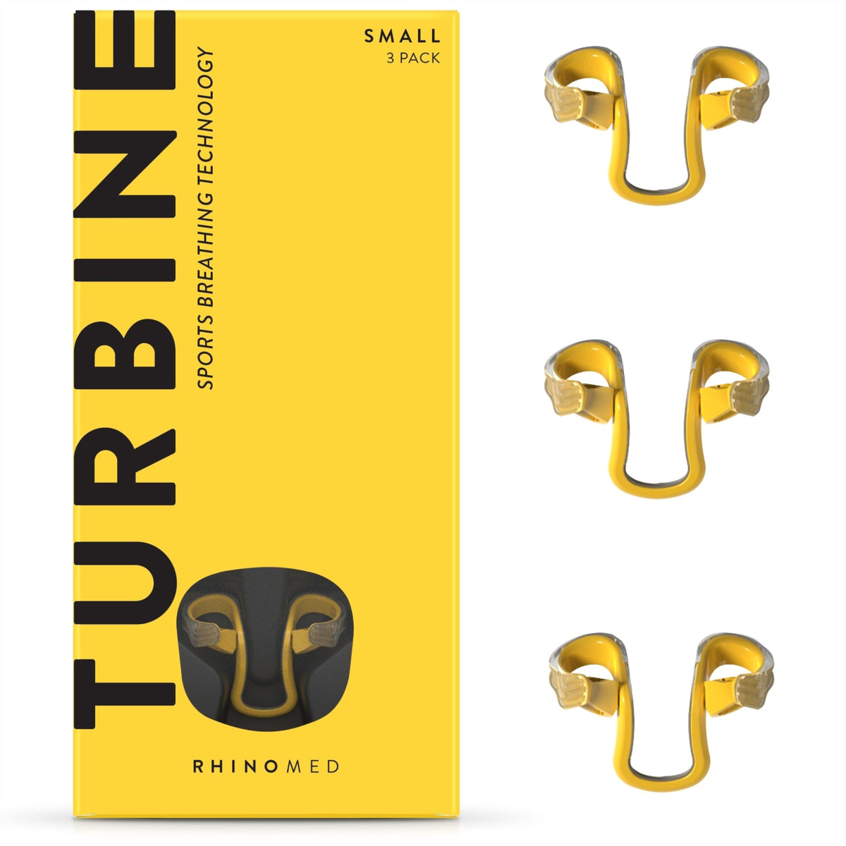 Rhinomed Turbine dilatador nasal para ejercicio mejora el flujo de aire.