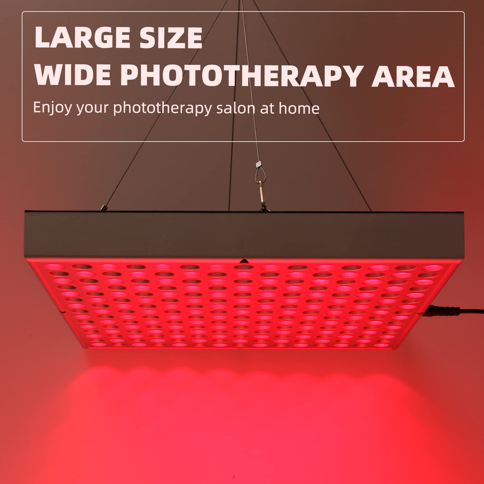 Rhmip panel LED rojo 660nm-850nm para mejora de la piel.