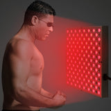Rhmip panel LED rojo con soporte para uso cómodo.