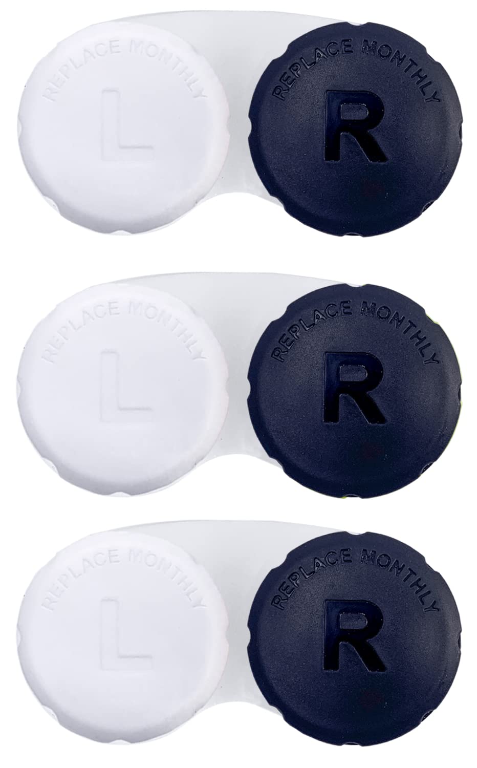 RHUI estuche lentes negro para viaje, almacenamiento seguro.