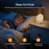 RICIAL Despertador Sonidos Naturales ofrece opciones relajantes para despertar o dormir.