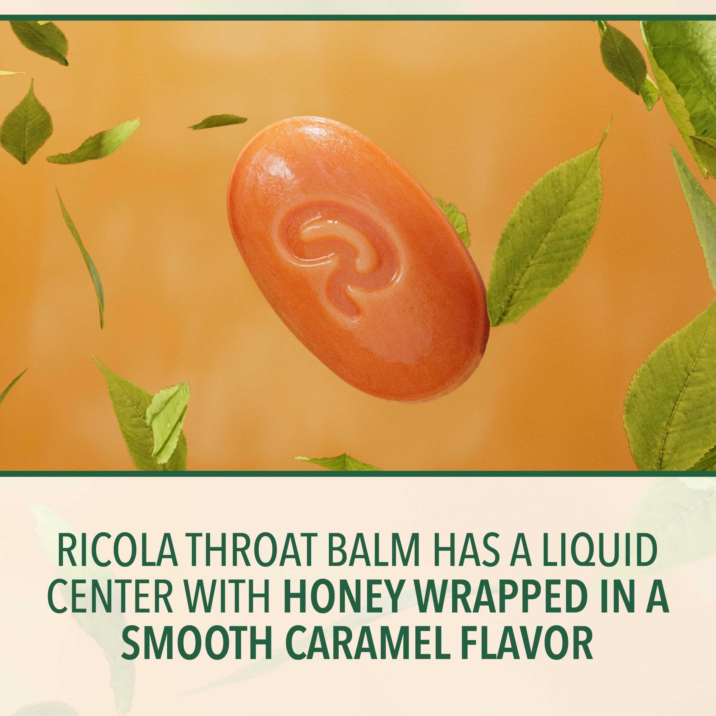 Ricola balas garganta miel comercio justo sabor natural