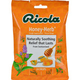 Pastillas Ricola Miel Hierbas para garganta, alivio suave