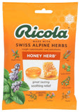 Ricola Honey Herb, empaque 3 pastillas, ideal para llevar en bolso.