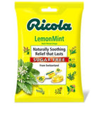 Ricola pastillas para la tos sin azúcar, sabor limón, alivio suave para irritación de garganta.