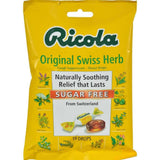 Caramelos para la tos Ricola Original sin azúcar, hierbas suizas, alivio suave de irritaciones de garganta.