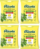 Ricola sin azúcar: pastillas limón-menta para alivio suave y refrescante de garganta.