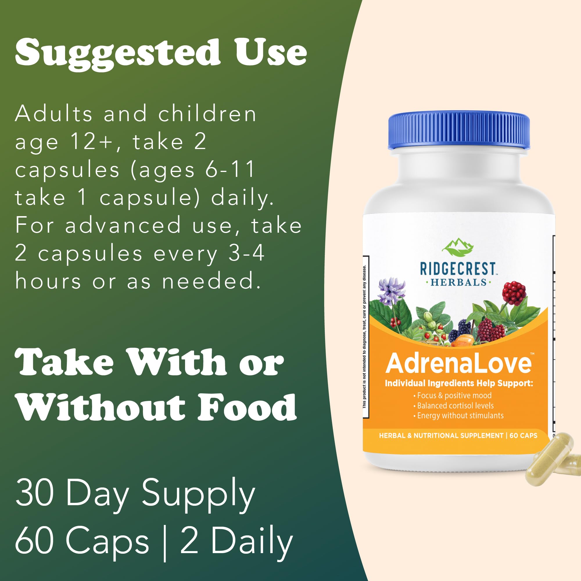 RidgeCrest AdrenaLove: estilo de vida con cápsulas para días más enfocados
