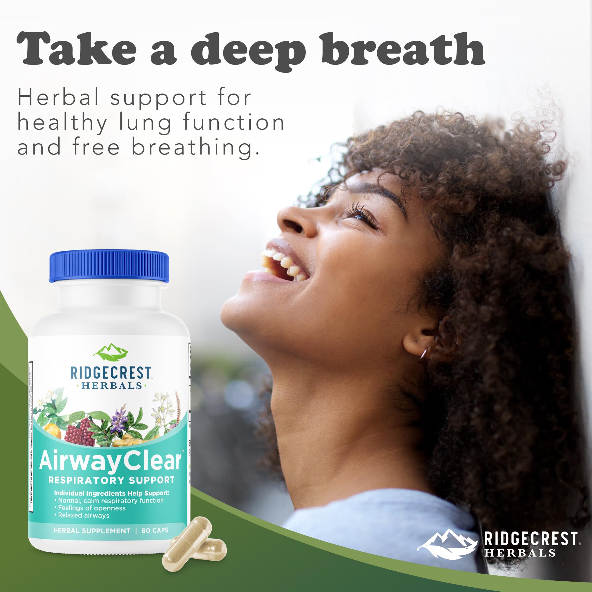 RidgeCrest AirwayClear: estilo de vida activo, fácil de llevar cuando viajas.