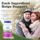RidgeCrest Herbals cápsulas, envase compacto para apoyar la salud vascular.