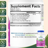 RidgeCrest Herbals etiqueta, guía clara para un consumo diario seguro.