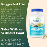 Extracto de andrographis en ClearLungs Immune para vitalidad estacional