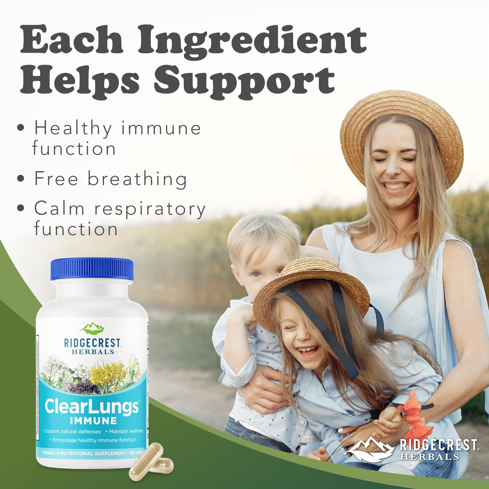 Extracto de hojas de olivo en ClearLungs Immune para apoyo inmunitario diario