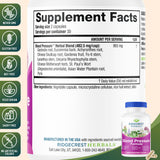 RidgeCrest Herbals Blood Pressure Formula, listado de ingredientes para consulta consciente