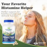 RidgeCrest Herbals SinusClear caja exterior atractiva que protege y facilita almacenamiento.