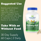 Ridgecrest KidneyAid: fenogreco que apoya el equilibrio metabólico y la comodidad urinaria