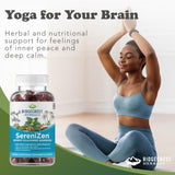 Ashwagandha en SereniZen complementa la sensación calmante para apoyo emocional.