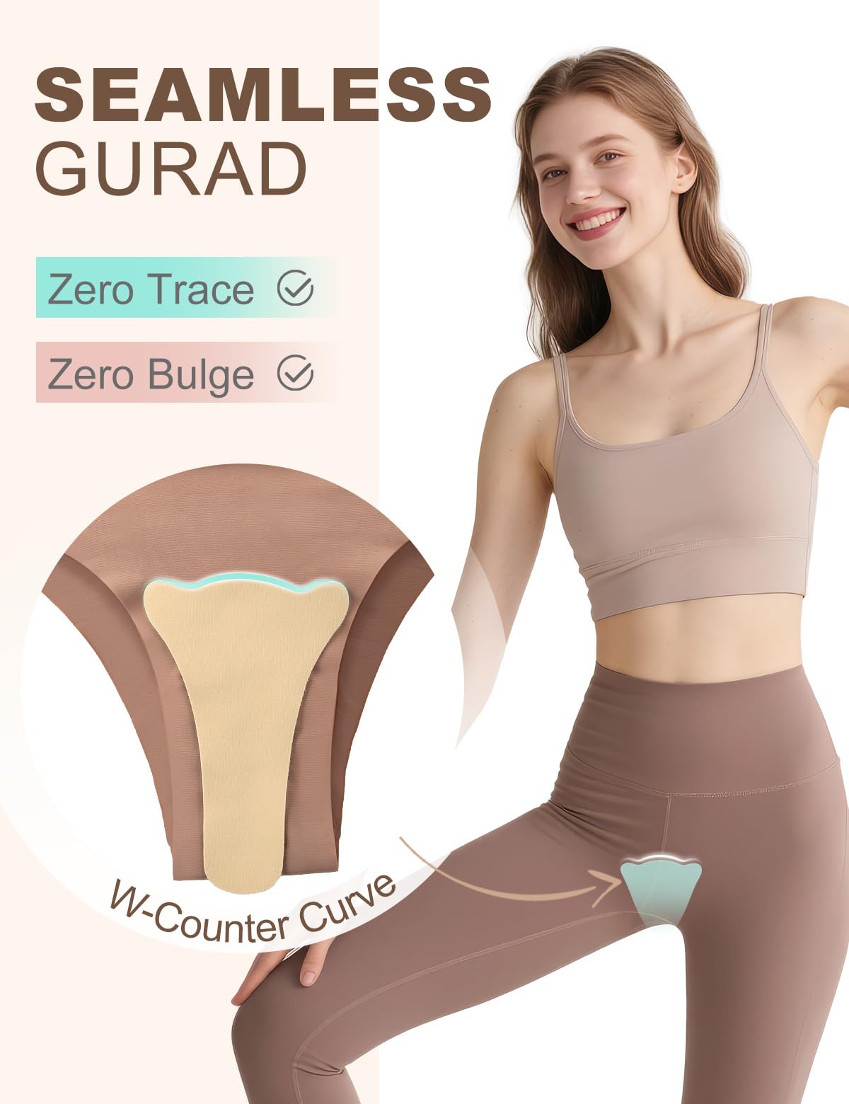 RIFAUM cobertura sin costuras para look invisible bajo la ropa ajustada.