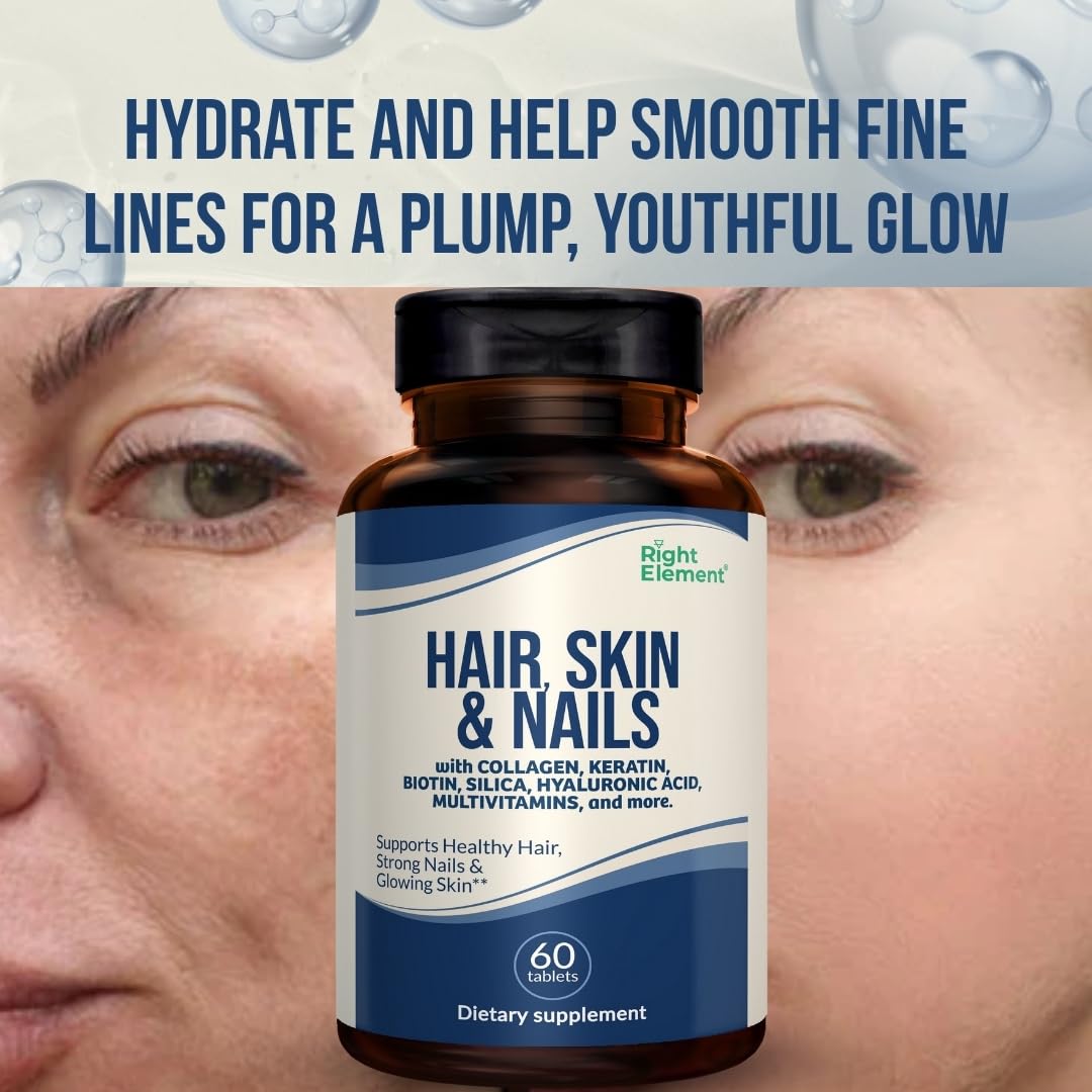 RIGHT ELEMENT piel hidratada gracias al ácido hialurónico y vitamina C.