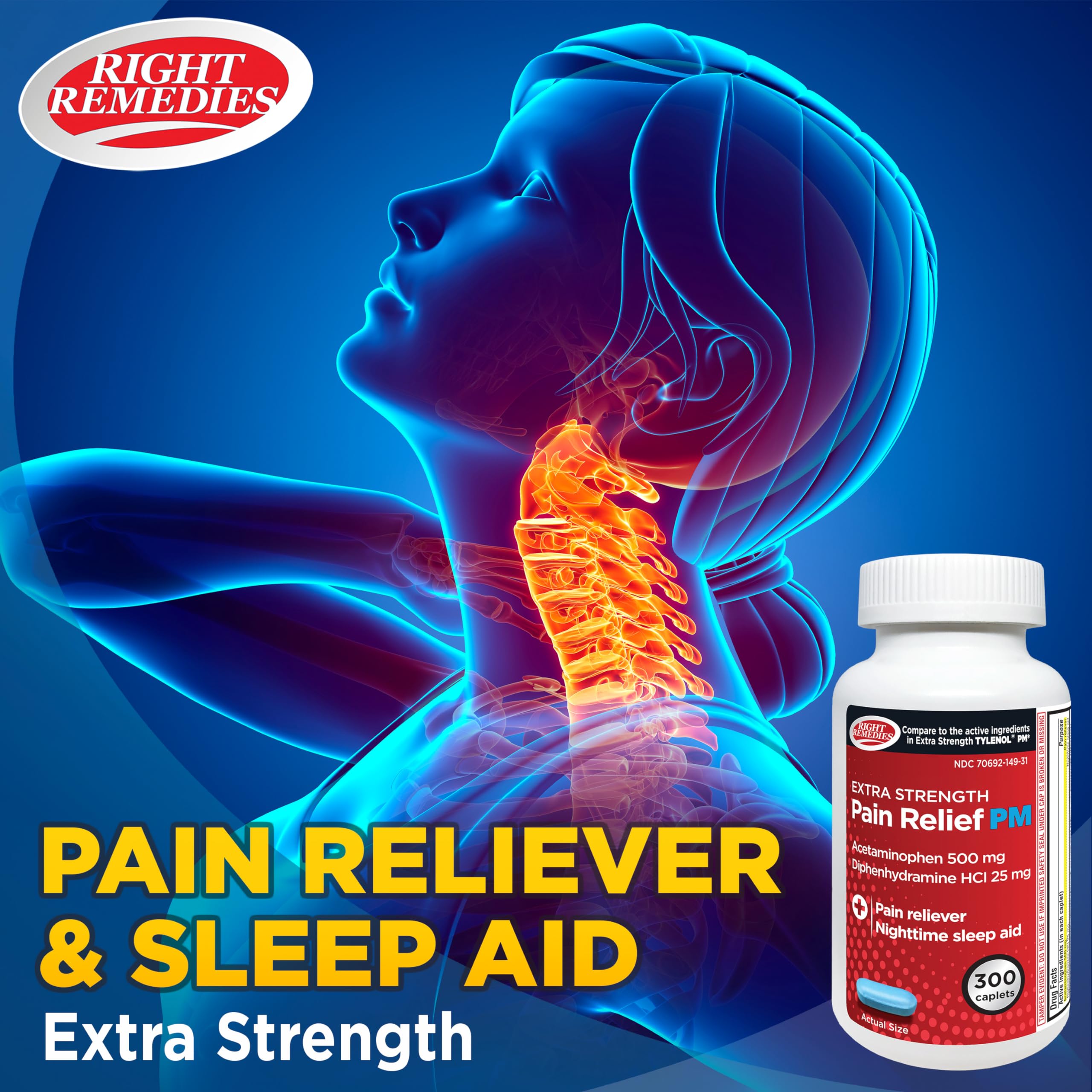 Right Remedies PM dosis nocturna para facilitar el sueño