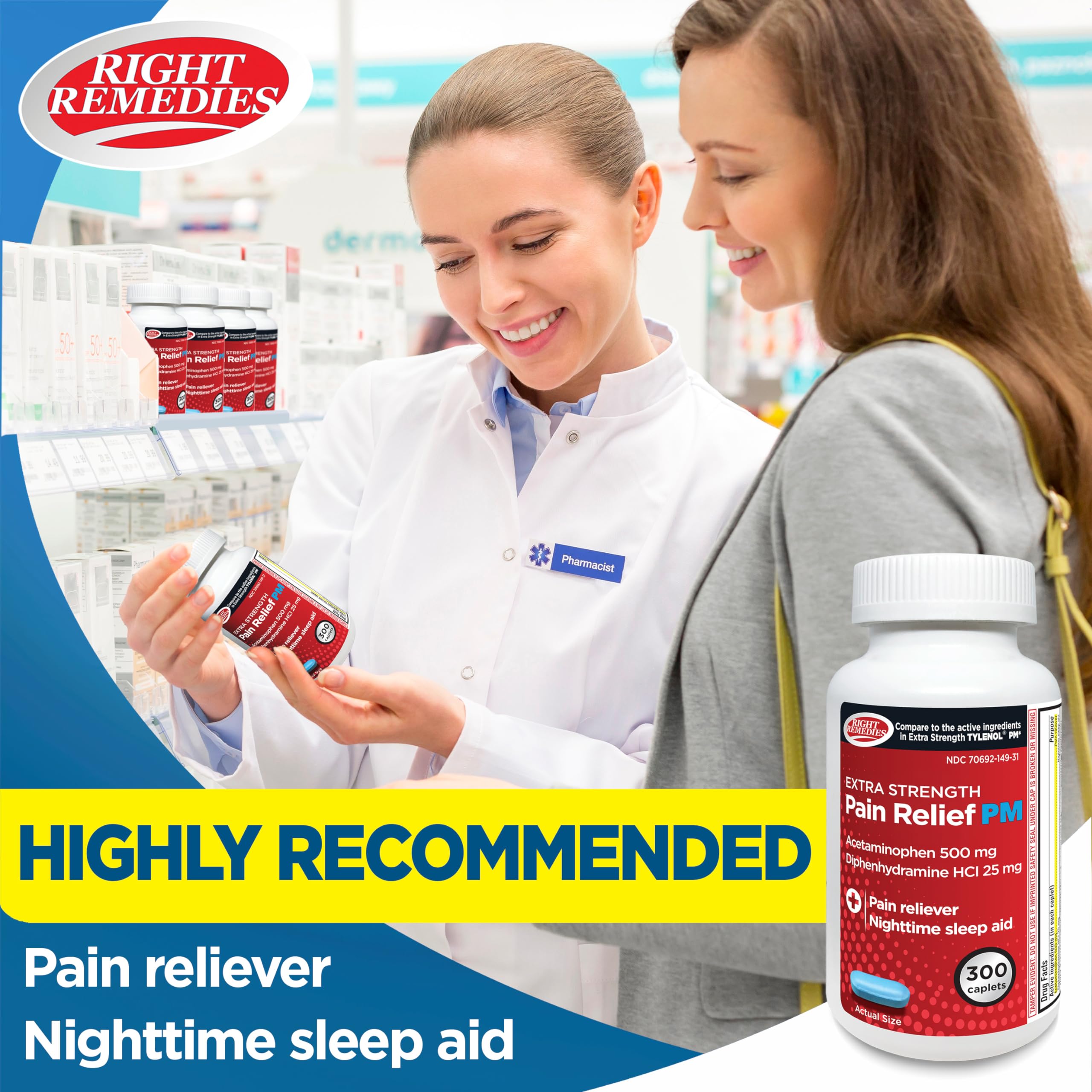 Right Remedies PM cápsulas nocturnas para dormir más rápido