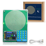 rihveo generador de frecuencia 7.83hz con caja acrílica para calma diaria