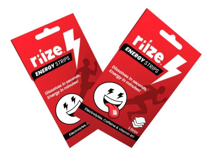 Riize Energy Strips: aplicación rápida bajo la lengua para energía inmediata