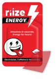Riize Energy Strips: disolución rápida y absorción óptima sin agua