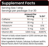 Riize Energy Strips con vitamina B12 para vitalidad diaria.