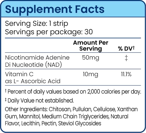 Riize NAD+ con Vitamina C 10 mg aporta antioxidantes para el día
